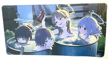 Amazon.co.jp: ブルアカ RABBIT小隊 ドラム缶風呂 ラバーマット